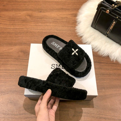 MSS2 Leather slippers Women shoes 35-40 With box