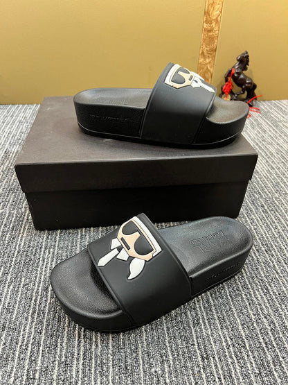 YKS5 Leather slippers couples shoes 36-45 With box