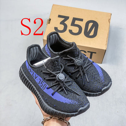 BYS39 yeezy Children's 350 kids 26-35 shoes with box