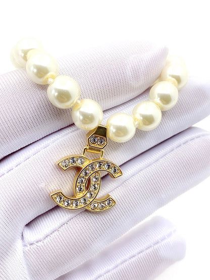 CHB49  Full pearl letter bracelet, simple atmosphere  Jewelry