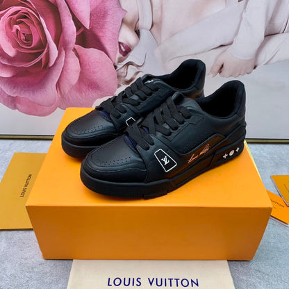 LLS3 High quality leather shoes women 35-41 or man 40-45 with box