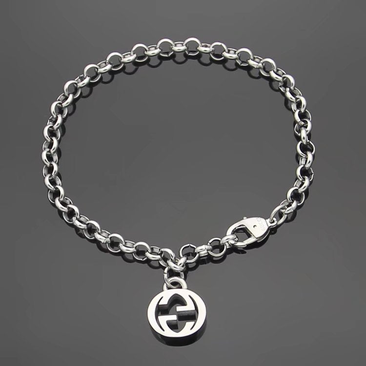 GB03  Heart shaped letter bracelet jewelry