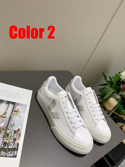 HTSS4  Women and men real leather shoes 36-40 5 colors with box