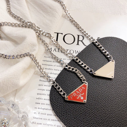 X309  Women's classic triangle necklace jewelry