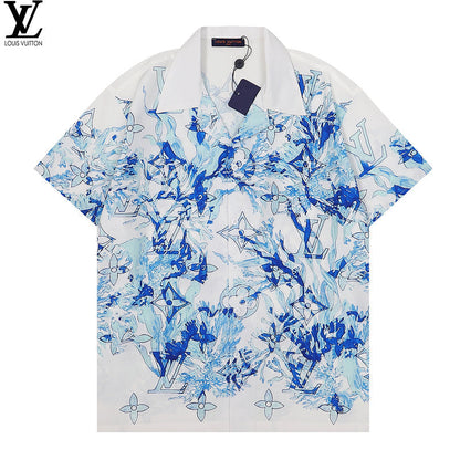 LVC02 New Fashion Summer Suit Short Sleeve Shirt Shorts