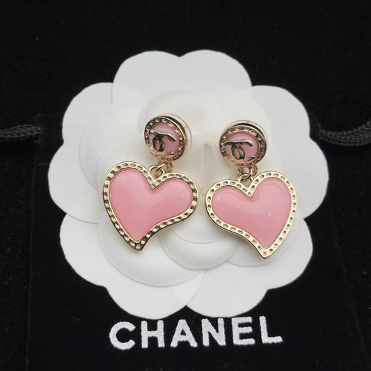 CHE72   Women's new fashion heart-shaped earrings  jewelry