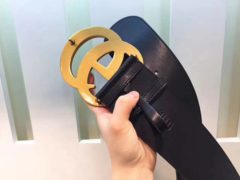 GCBL28 Brand wide 7.0cm total length 95-125cm Belt wonderful winder High Quality fashion gold buckle Belt