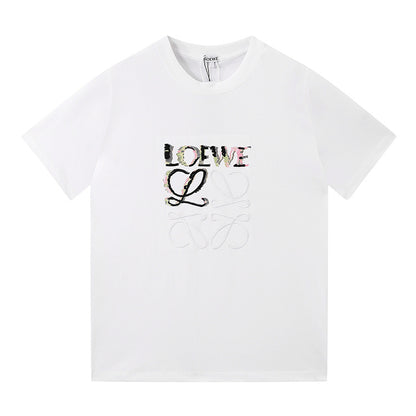 LOC16  Men's and women's summer short-sleeved T-shirt clothes