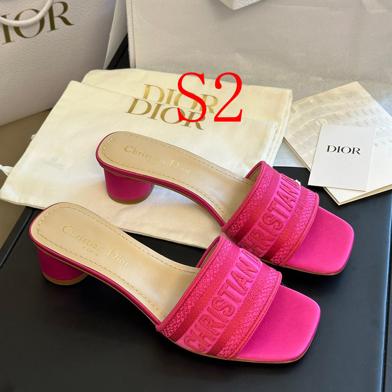 MJDS09 Shoes Women 4.5CM slippers 35-41 with all packaging