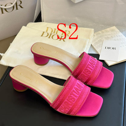 MJDS09 Shoes Women 4.5CM slippers 35-41 with all packaging