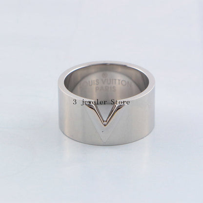 LVR9 316L steel gold plated high quality ring men and women jewelry for gift