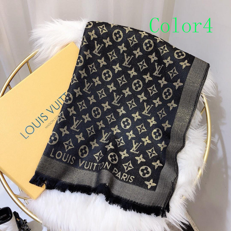 LSC2 Silk cotton 70-180CM scarf Can choose box