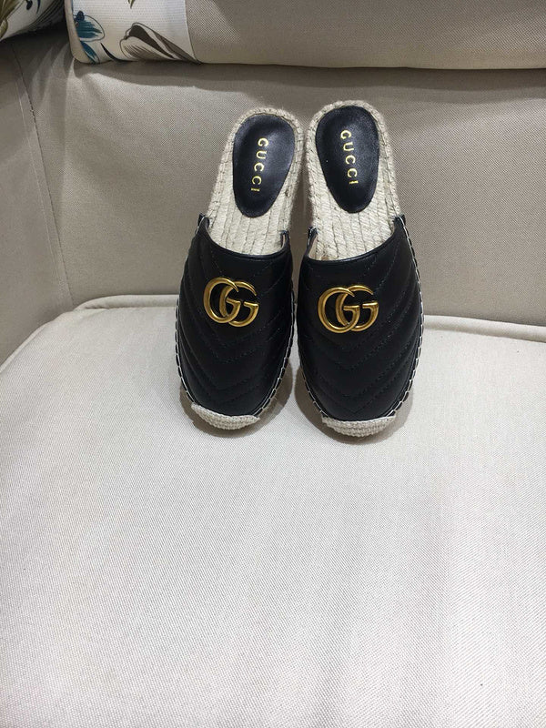 TGS1 Leather Fisherman slipper  shoes with packing