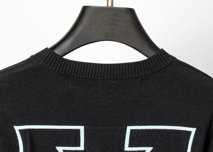 OFFC32 New High Quality Sweater Round Neck Top