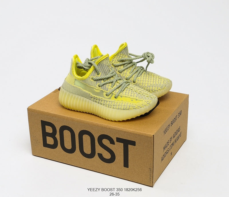 BYS14 yeezy Children's 350 shoes kids 26-35 shoes with box