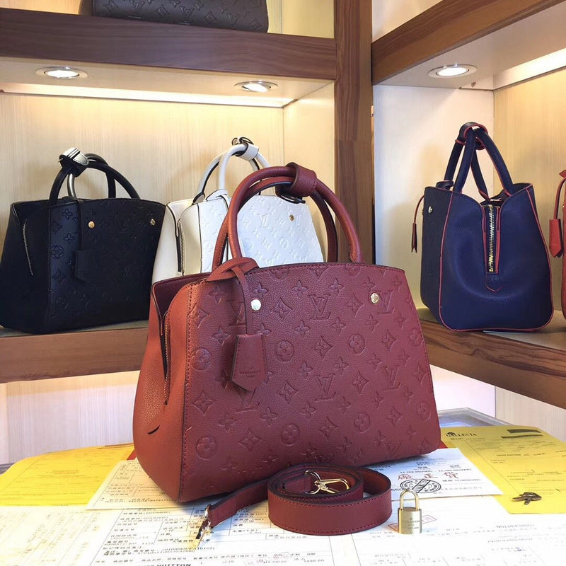 LLP48 High-quality leather bag women handbag 33X23X15cm fashion bag