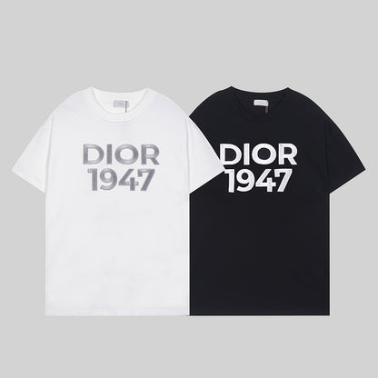 DIC024 New  Men's and women's letter T-shirt clothes