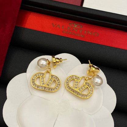 VLE6 New Women's Fashion Gold Plated Earrings Jewelry