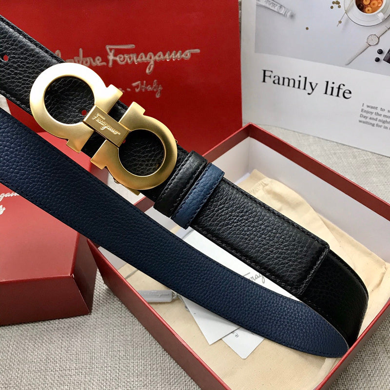 FBL20 wide 3.5cm total length 95-125cm Leather Belt High Quality With packing