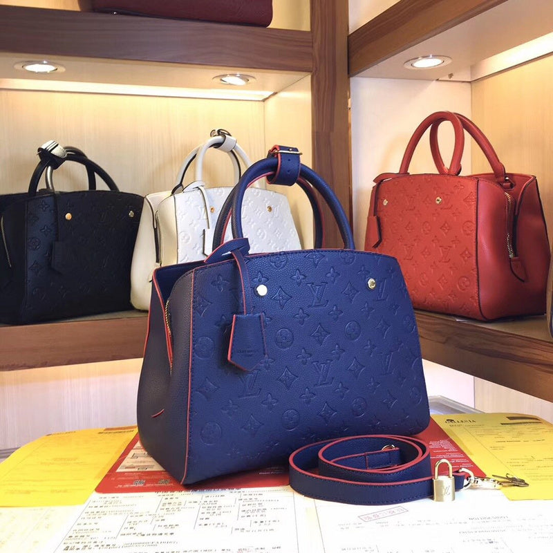 LLP48 High-quality leather bag women handbag 33X23X15cm fashion bag