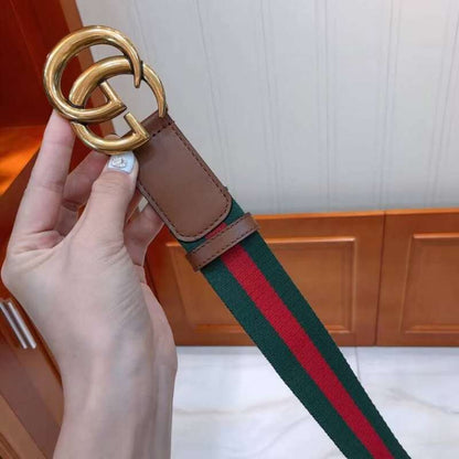 GCBL15 wide 3.8cm total length 100-125cm Leather Belt High Quality With packing