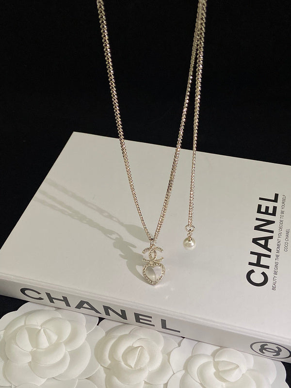 CHN90 Star double C hollow love necklace jewelry