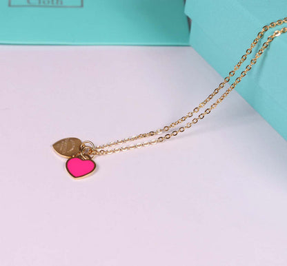 TN98 Necklace 316L steel plating gold Jewelry