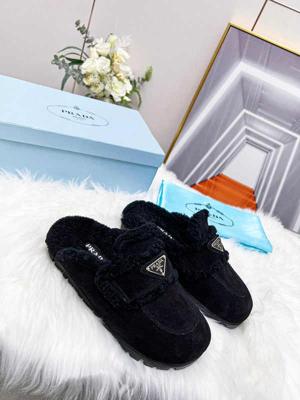 BPS7 Wool Women 35-42 Leather Shoes with box