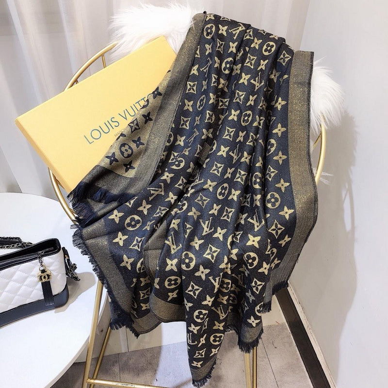 LSC2 Silk cotton 70-180CM scarf Can choose box