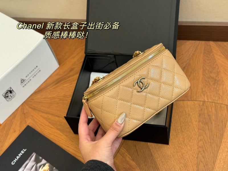 ACP8 Leather Bag 17-11CM Cosmetic Bag with box