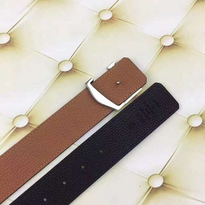 LVBL7 wide 3.8cm total length 100-125cm Leather Belt High Quality With packing