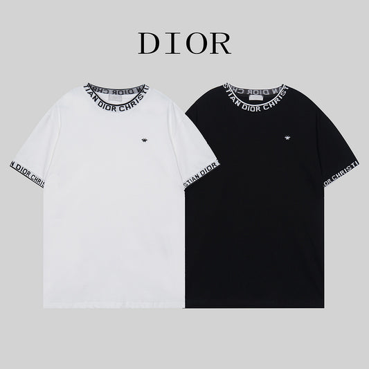 DIC023 New  Men's and women's letter T-shirt clothes