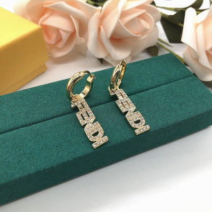 FE5 Classic Women's Letter Earrings  Jewelry