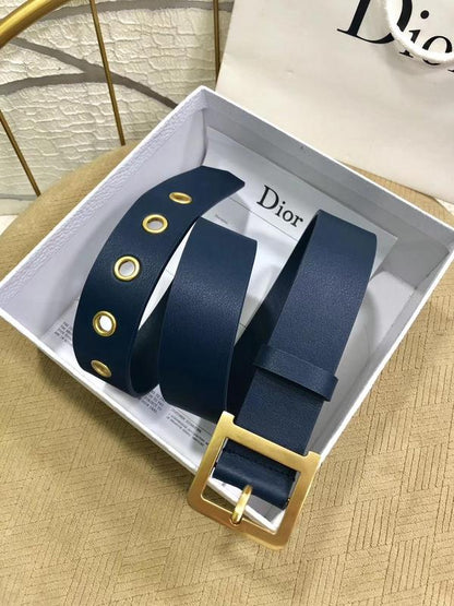 DBL4 wide 3.5cm total length 95-125cm Leather Belt High Quality With packing