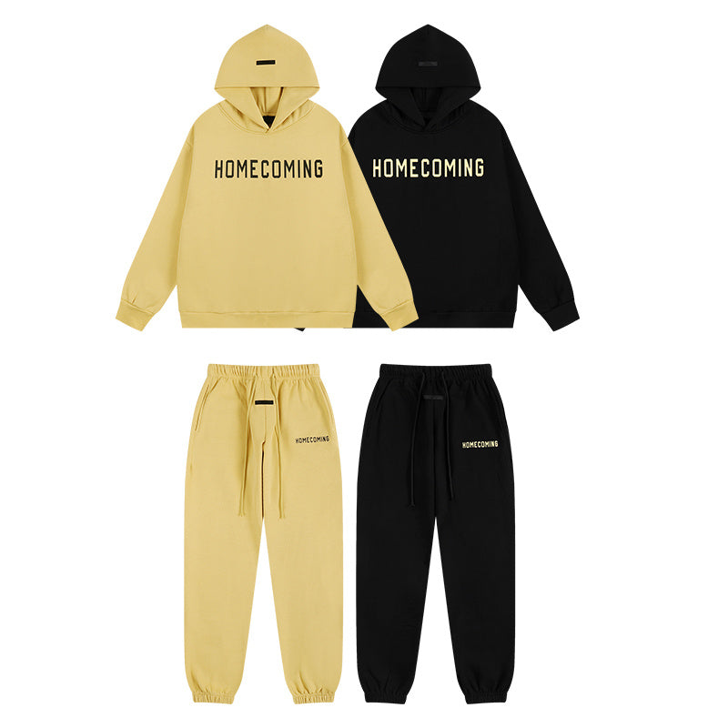 ESC13 New Kapok Flower Set Hoodie+Sports Pants clothes