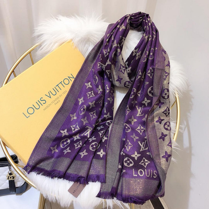 LSC2 Silk cotton 70-180CM scarf Can choose box