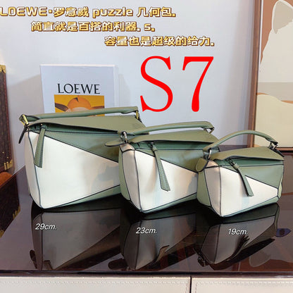 MLP19 Bag 19-12.5-8CM 23-16-10CM 29-19-14CM Leather shoulder Bags With Box