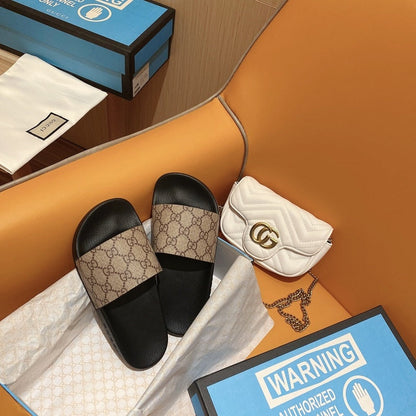 GGS1 shoes with box for man and women   Slippers