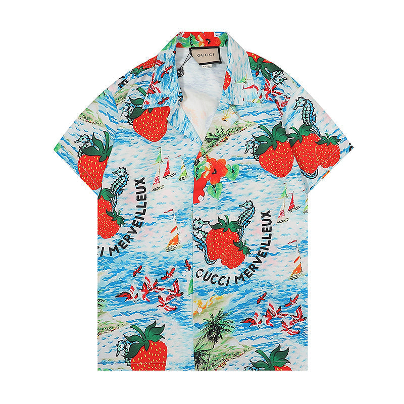 GUC208 Summer men's short sleeve shirt