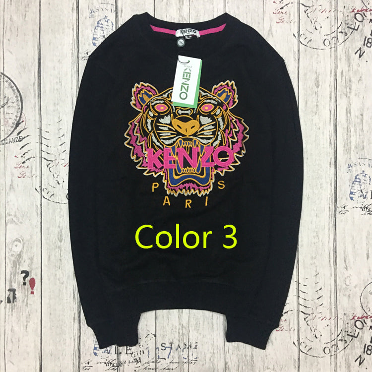 KEC41 Fashion Men's and Women's Tiger Hoodie Unisex Clothing 4 styles