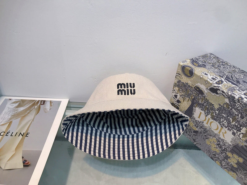 MIH8 The new style fisherman hat can be worn on both sides hats