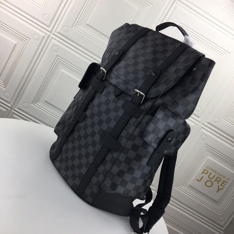 LLP211 High quality 41x47x13cm backpack leather bag