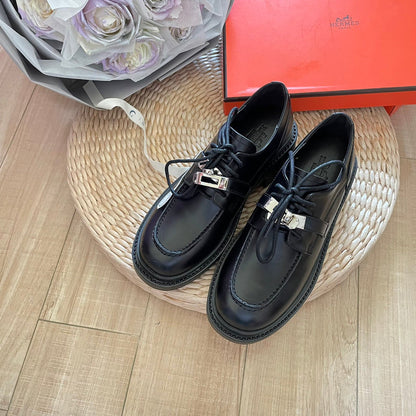 MJHS10 Leather Shoes Women shoes 35-40 With box