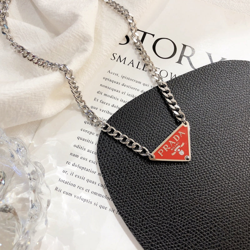 X309  Women's classic triangle necklace jewelry