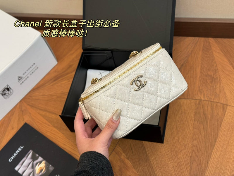 ACP8 Leather Bag 17-11CM Cosmetic Bag with box