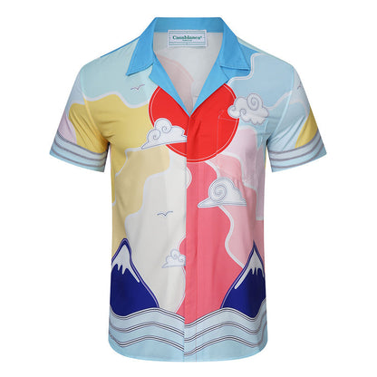 539141 Casual Summer Short Sleeve Shirt