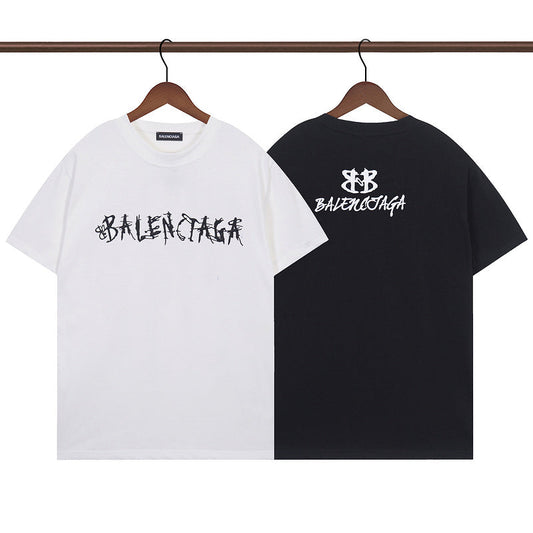 BAC96 New  Men's and women's letter T-shirt Clothing