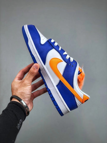 ADNS007 New sports shoes, fashionable running shoes, unisex blue+orange Dunks shoes