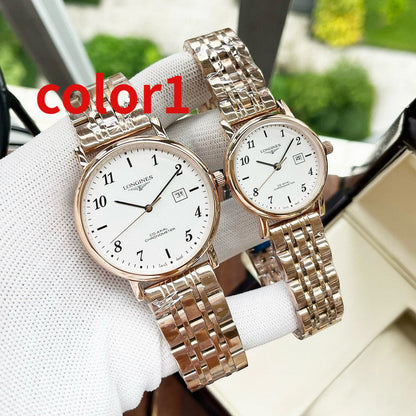 OW4   Lovers watch classic three-pin design noble atmosphere