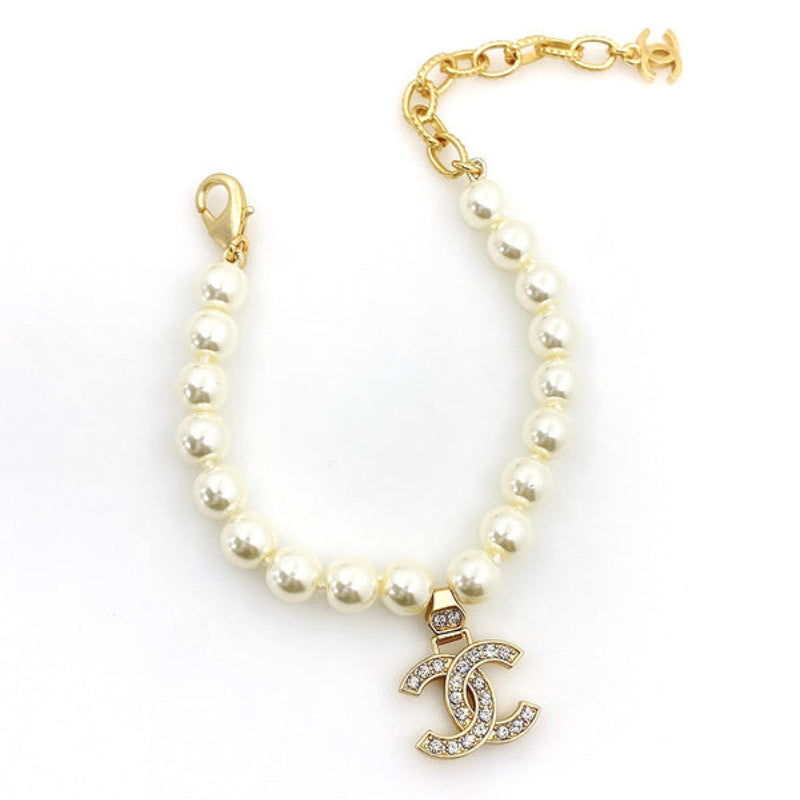 CHB49  Full pearl letter bracelet, simple atmosphere  Jewelry